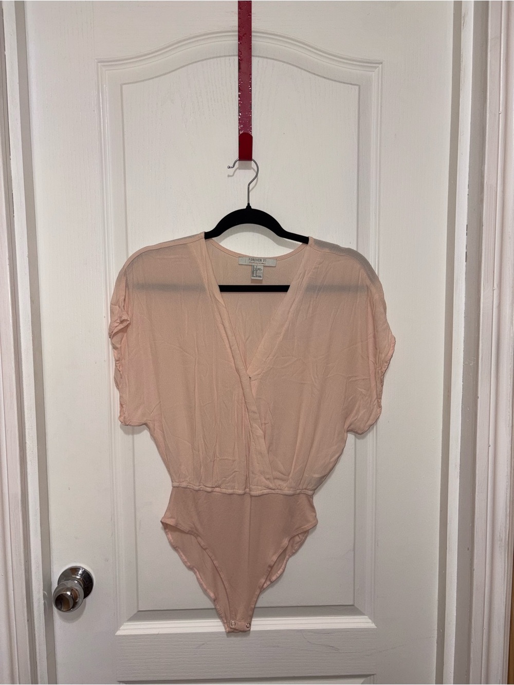 Forever 21 | Pink Wrap Bodysuit | Size Small